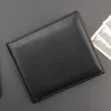 Praktiskt fickmynt Bifold Casual Portable Purse Classic Pu Leather Simple Men Wallet Card Holder Gift Slim160b