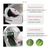 Double Head Vegetable Cutting Machine för strimling Skivning Dicing Cucumber Green Lök Vegetabilisk Cutter Machine 1800W
