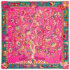 Haute qualité produits vintage arbre de vie riche arbre dame sergé soie carré foulard en soie foulards disponibles entier9005597