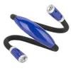 LED-bokljus med 3 typer av ljus 360 ° Goose Neck USB Uppladdningsbar LED-sängljus