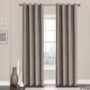 Plaid 100% Blackout Curtain For Living Room Darpe Faux Linen Curtains for Bedroom Rideaux Window Customized Cortina LJ201224