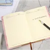 パスワードノートブックの大理石のテクスチャ100シートロックコード付き個人日記厚いメモ帳革張りのオフィス学用品ギフトT200728337499