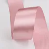 Satin Ribbon 9mm * 250 meter högkvalitativt polyesterband för blomma presentförpackning festival närvarande bröllopsdekoration 186 färger