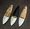 Coltello Mini Olive Coltello dritto a lama fissa D2 Lama Manico in legno Tasca esterna EDC Coltello da caccia Coltelli da pesca con fodero