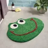 Little Frog Nordic Bathroom Non-slip Anti-fall Foot Mat Household Toilet Door Carpet Small Fluffy Rug 220301