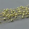 5m DIY Wedding Decoration Artificial Pearl Beads Chain Table Centerpieces Supplies Bride Bouquet Hair Accessories Flower Garland C0125