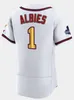 2023 Custom 13 Ronald Acuna Jr. Jersey 27 Austin Riley 28 Matt Olson 1 Ozzie Albies 11 Orlando Arcia 23 Michael Harris II 20 Marcell Ozuna 8 Eddie Rosario Baseball Jerseys