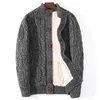ICPANS Winter Cardigan Male Thicken Warm Wool Cashmere Winter Sweater Men Clothing New Outwear Plus Size 4XL 5XL 6XL 7XL 201130
