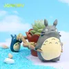 JQWORV Modern Cartoon Succulent Planter Pot Resin Creative Crafts Cute Totoro Flower Pot Home Decorations Vase macetas pots Y200723