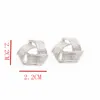 Classic Simple Wide Style Design Environmental Protection Zinc alloy Material Stud Advanced Sense Temperament Earring Suitable for Women