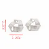 Classic Simple Wide Style Design Environmental Protection Zinc alloy Material Stud Advanced Sense Temperament Earring Suitable for2751