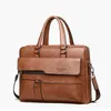 Aktentaschen 2021 Casual männer Umhängetasche PU Leder Laptop Handtasche Aktentasche Vintage Umhängetaschen Männlich Messenger Tote Man1