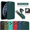 Case Display Case Oddychająca Hollow Hollow Fouring Mesh Ultra-cienka miękka osłona TPU dla iPhone 12 Mini 11 Pro X XS Max XR 8 Plus