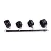 Kit Sex Toys per coppie Giochi per adulti Spreader Bar Bondage Set barra metal sm Tubo d'acciaio Manette Tappi con risvolto Collare Anello Bavaglio Y209756421