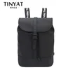 Tinyat Mens Laptop ryggsäck för 14 tum man ryggsäck läder skolväska avslappnad axel ryggsäck manlig bagpack resor mochila277v