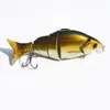 12cm 21g Flersektioner Fiskedrag Minnow Sea Artificiell 5 segment Fisk Hårda beten