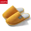 Asifn Women Winter Fur Slippers Simple Solid Nonslip Indoor Bedroom Warm Plush Ladies Flats Home Female Furry House Slippers 201026