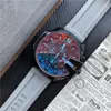 Offre spéciale marque hommes décontracté sport montres en cours d'exécution secondes Quartz hommes montre-bracelet bracelet en caoutchouc reloj de lujo