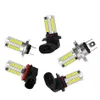 H4 H7 Car Fog Light 33SMD 5630 12V White LED Headlight Driving Lamp Bulb 6000K with LENS 9005 HB3 9006 HBb4