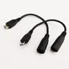 DC Power 5.5x2.1mm Female to Micro USB2.0 Male Plug Charge Cable About 12CM/Free DHL/200PCS