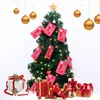 Gift Wrap 12pcs Christmas Candy Bags Fabric Envelopes Santa Claus Printing Tree Ornaments1