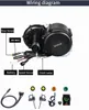 BBS02 48V 750W Bafang central motor kit and 48V 52V 13ah 17ah 17.5ah Hailong bicycle battery with USB port