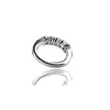 Gratis frakt Ny försäljning Charmig klassisk 925 Sterling Silver Silver Ring Populära NSCD Vigselring för kvinnor Storlek 4-10 Partihandel Y200106