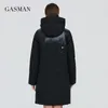 GASMAN Black Patchwork Down Parka Winter Veste Femme pour manteau Femme Vêtements chauds Femme Marque de mode Veste épaisse 020 210203