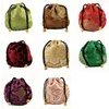 Small Silk Brocade Jewelry Pouch Storage Bag Chinese Fabric Drawstring Gift Packaging Coin Pocket