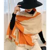 Luxus Kaschmir Schal Winter Frauen Warme Decke Schals Wraps Pashmina Marke Weibliche Dicke Bufanda 220106