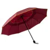 Duplo forte resistente ao vento guarda-chuva chuva mulheres grandes dobráveis ​​guarda-chuvas non matic homens family travel business paraguas rra3912