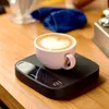 bilancia da caffè intelligente display LED USB ricaricabile tara automatica / temporizzazione per caffè espresso o versare sopra caffè bilancia da cucina 2 kg 201118