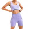 Yoga-Outfit, nahtloses Set, Trainingskleidung für Damen, Fitnessstudio, 2-teilige Sport-BHs, Radlerhose, weibliche Lauf-Fitness-Sportbekleidung, individuelles Logo