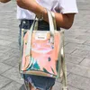 Sacos de compras Luxury Band Mulheres PVC Ombro Moda Transparente Bolsa Clear Messenger Jelly Candy Cor Crossbody Tote Bolsa 220314