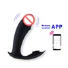 Dildo app wireless remoto vibrador wiggling wearable bluetooth vibrando calcinhas sexuais brinquedos para mulheres estímulo clitóris
