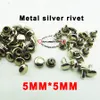 1000PCS 5MM*5MM BRONZE TONE METAL RIVETS buttons sewing clothes accessories BRAND bag rivet MR-019K