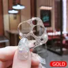 Tampa do protetor da lente da c￢mera de diamante para iPhone 14 13 12 11 Pro Max Glitter Crystal Lens Protectors Cober