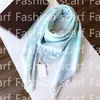 140*140cm brand womens senior Lamé coloured thread shawls Fashion tourism soft Designer luxury gift scarves long printing Scarf