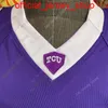 Custom Colleg TCU Рогатые лягушки Джерси Ладаниц Томлинсон Шон Робинсон Майкл Коллинз Дариус Андерсон Седа Олонилюа Джален Рейвор