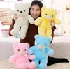 30 cm lumineux brillant ours en peluche chiffon poupée jouets en peluche lumière LED enfants adultes jouets de noël fête faveur mer 7143982