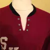 Thr # 17 Zirvesi Lisesi New Jersey Hokey Jersey 100% Dikişli Nakış S Hokey Formaları Kırmızı Bağbozumu