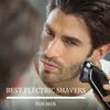 Portable and Useful Flyco FS377EU Electric Shaver Beard Trimmers with 3 Floating Heads for Men