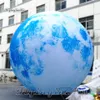 Pianeti gonfiabili personalizzati del sistema solare LED che illuminano il pallone decorativo del globo dell'aria enorme appeso/terra del partito della sfera della stella per gli eventi del museo