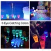 Water LED Wine Champagne Beer Wine Cup Flute Glasses Water Liquid Activated Flashing Light-up Cups Festival Party Drinkware XD23088