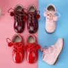 Pattini della ragazza Del Bambino Del Bambino Del Cuoio Genuino Stivaletti 2020 Ragazze della Molla di Autunno Dei Bambini Scarpe Per Bambini stivali Per La Ragazza del bambino LJ200911