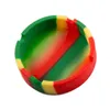 Cendrier rond créatif en Silicone multicolore, Anti-choc, cendrier de fumée, mode environnemental pour accessoires pour fumer