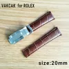 TM Rolex Sub GMT için 20mm Kaliteli Kayış Gümüş Orijinal Çelik Tokalı WA286D ile Dayanıklı Saat Aksesuarları