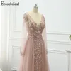 Erosebridal 우아한 라인 이브닝 드레스 긴 2020 긴 소매 공식 드레스 저녁 가운 기차 긴 무도회 드레스 LJ201124