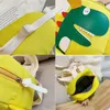 Lindo niño pequeño niño jardín de infantes bolsa de escuela dinosaurio de dibujos animados en 3D mini mochila bebé niño niña bolsa de escuela LJ201225