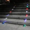 Güneş Güverte Işıkları 6-LED Driveway Işık Alüminyum Su Geçirmez Açık Yolu Yol Merdiven Pathway Bahçe Patio Yard Decoratio Için Adım Zemin Lambası